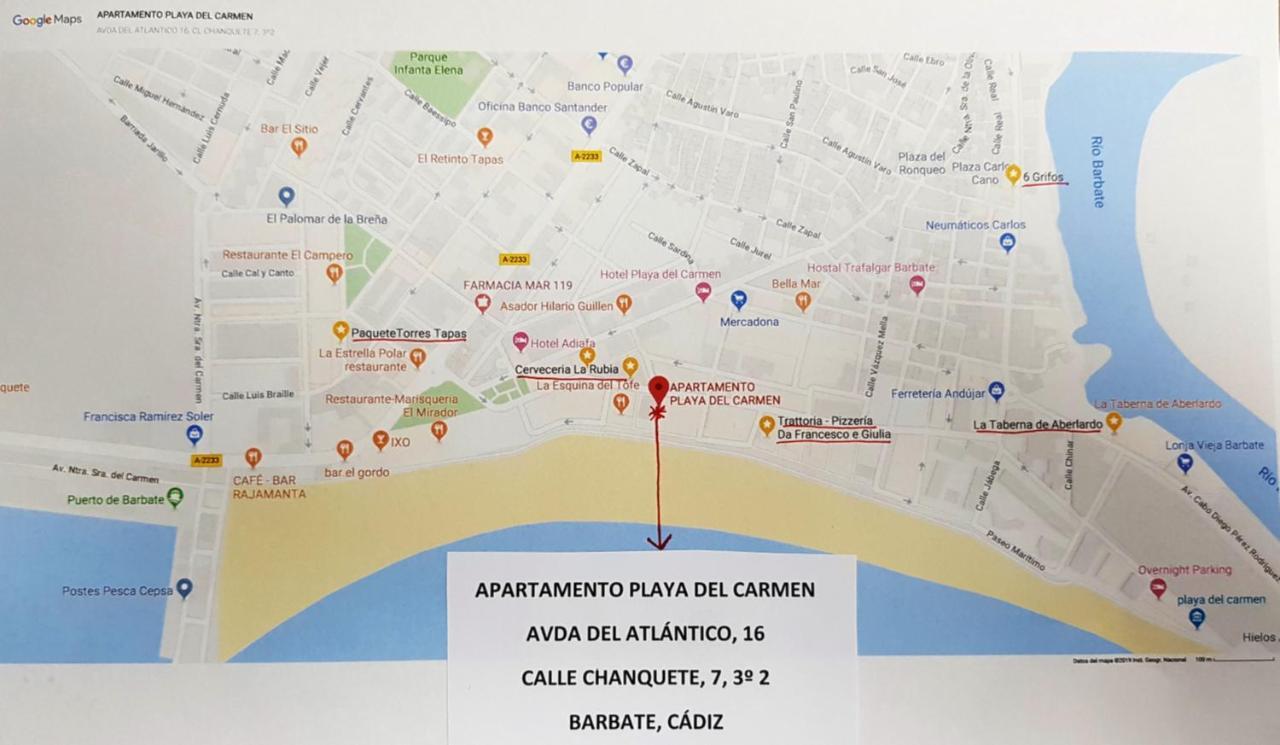 Apto Playa Del Carmen Chanquete Barbate Eksteriør bilde